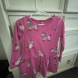 Tea Pink Shirt with Poodle Print